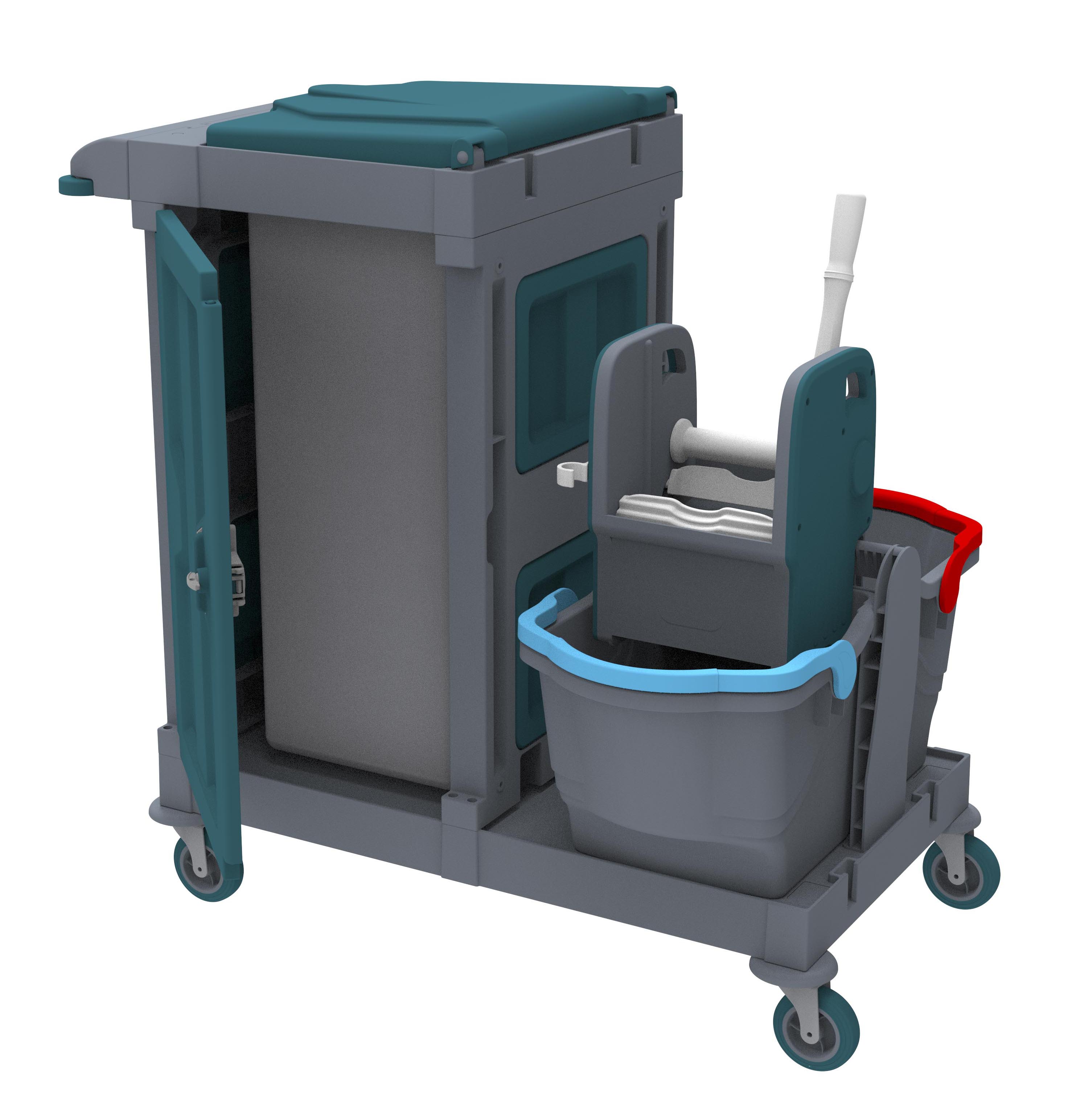 ALFACART TEMİZLİK ARABASI,AC2108