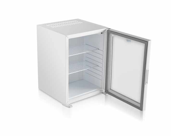 MNbar Otel Tipi 40 Lt. Minibar Cam Kapı Beyaz Inverter 